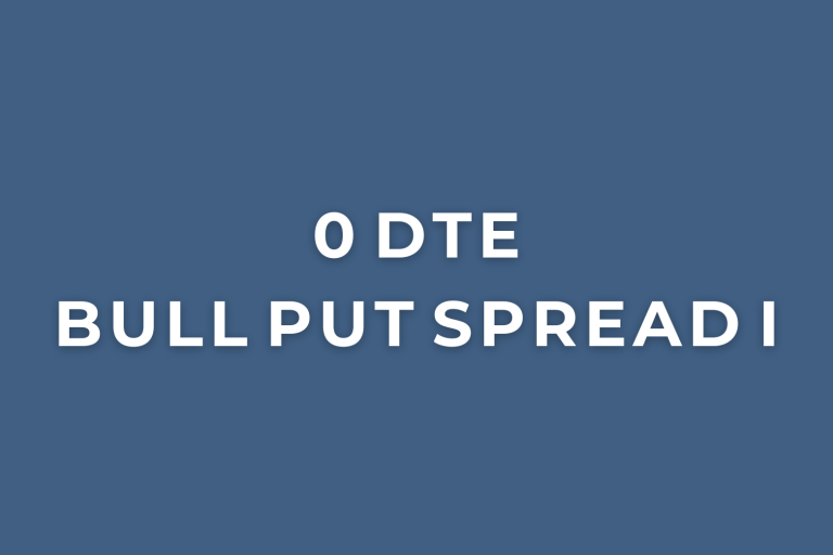 Bild mit der Bezeichnung 1 Einstieg 0 DTE Bull Put Spread