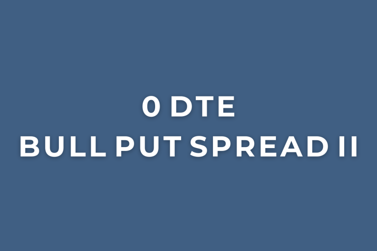 Bild mit der Bezeichnung 1 Einstieg 0 DTE Bull Put Spread